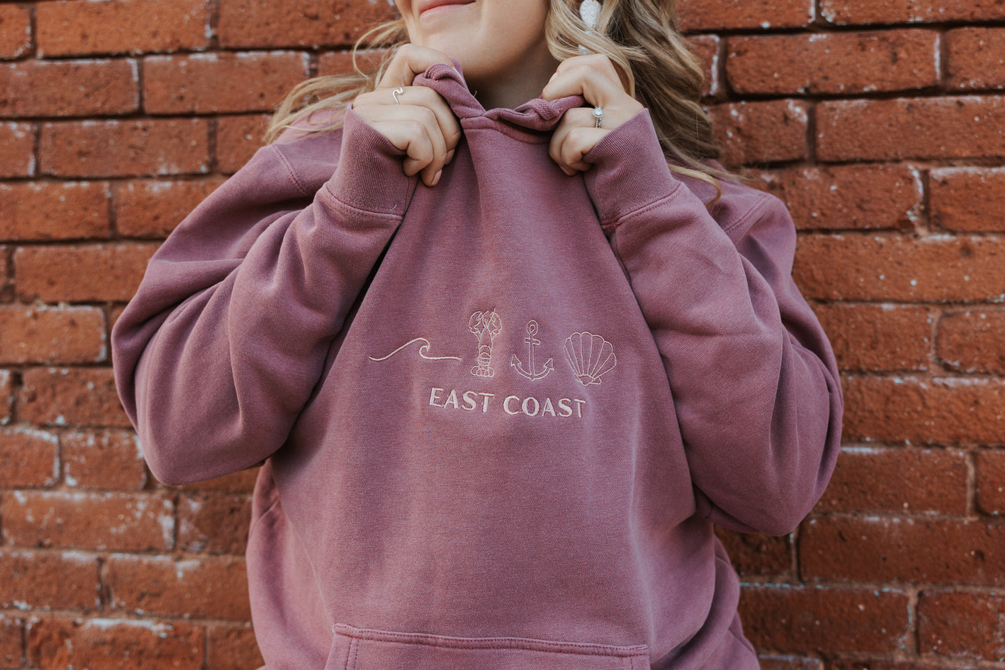 Embroidered East Coast Sweatshirt