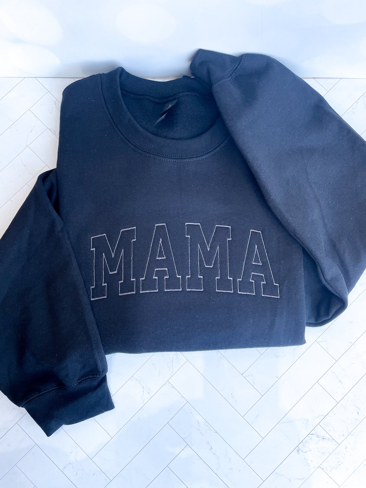 Embroidered MAMA Crewneck