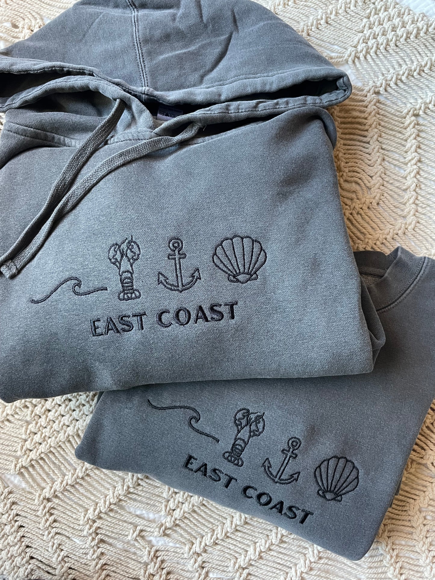 Embroidered East Coast Sweatshirt