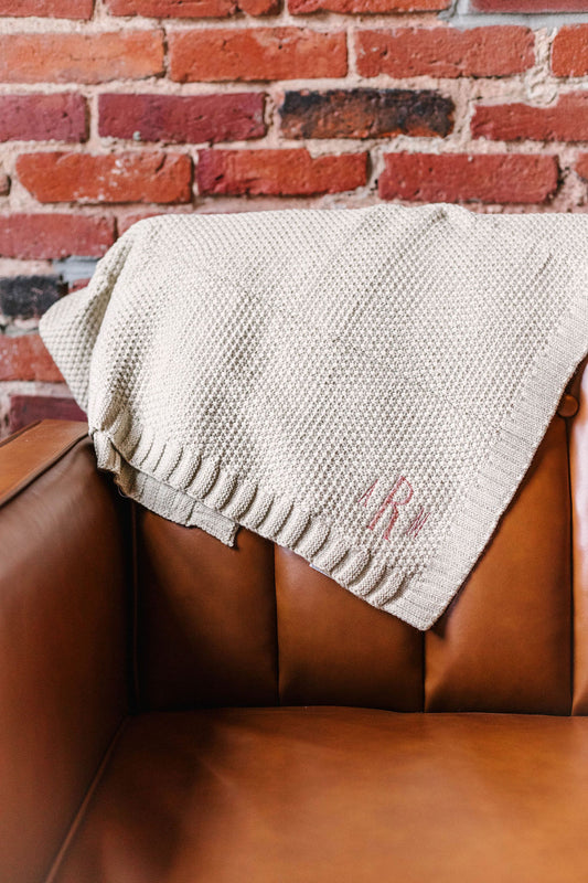 Monogrammed Baby Blanket