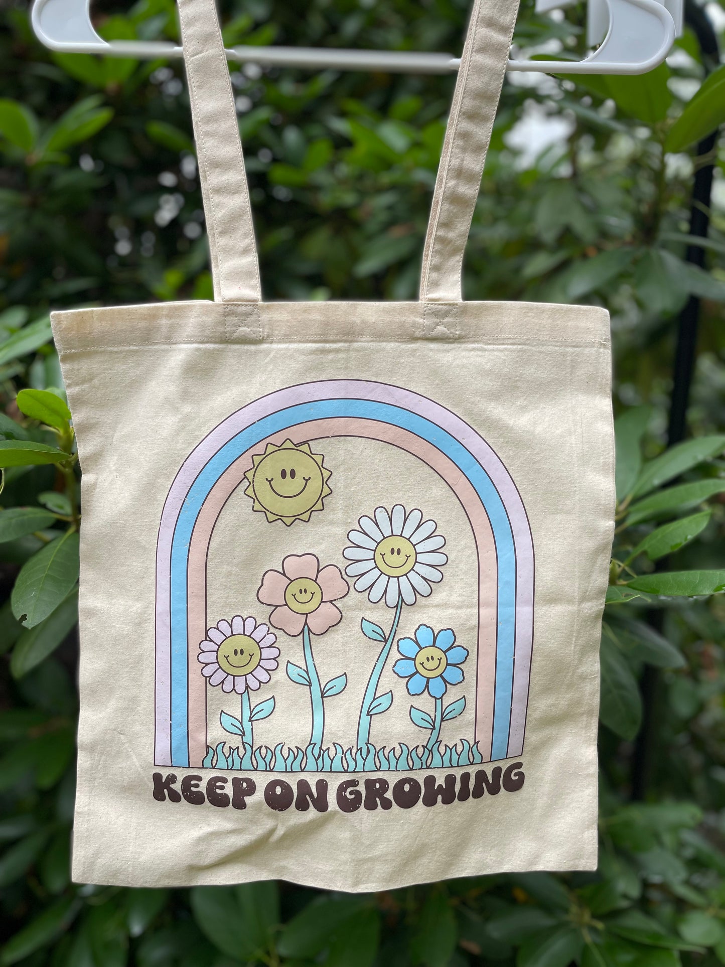 Keep on Growing Canvas Tote